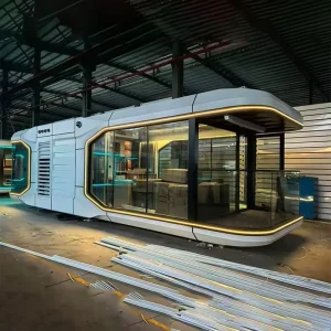 20ft 40ft Prefabricated Space Capsule House Customized Portable Container House Cabin House for Multiple Scene Usage