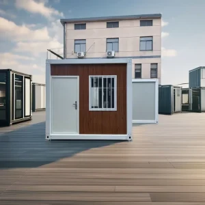 20ft 40ft Prefabricated Steel Modern Winter Tiny House Expandable Detachable Shipping Container Villa Shop Sandwich Panel Office