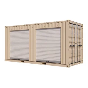 20ft 40ft Shipping Container Modified with 2 or 3 Rolling Doors Customize Self Storage Container Self Storage Shed Outdoor