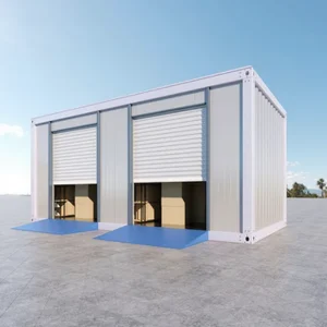 20ft 40ft Steel Container Warehouse Flat Pack Prefabricated Single Room 2 in 1 Home Waterproof for Malaysia