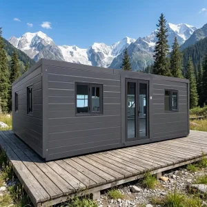 20ft 40ft Steel Expandable Folding Shipping Container Office Building Bedroom Bathroom Insulated Waterproof for Mall Entry Use