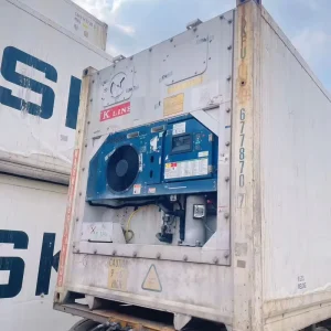 20ft 40ft Used Reefer Container Refrigerated Container for Frozen Transport Loading at Qingdao Port