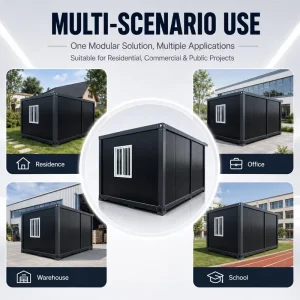 20ft 40ft Waterproof Durable Detachable Flat Pack Shipping Container Home Small Container House