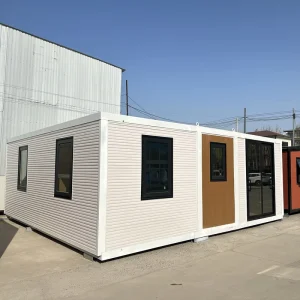 20ft & 40ft Waterproof Modern Container House with Bedroom Home Office Bathroom for Villa Apartment Hotel Use