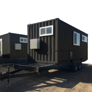 20ft 40ft Waterproof Prefab Luxury Shipping Container House Villa Manufacture Australian Standard on Trailer