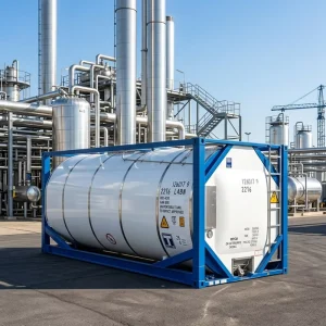 20ft ASME T50 Portable ISO Tank T75 Cryogenic Liquid Oxygen Nitrogen Argon Container 0 1.6MPa 20T