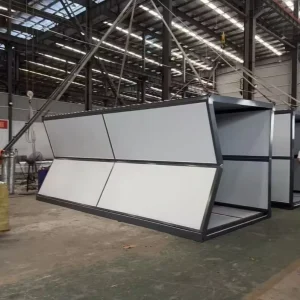 20ft Breathable Weatherproof Fireproof Folding Cabin Heat Insulated 50mm Core Thickness Container House Camping Warehouse