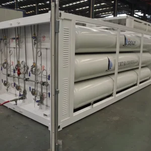 20ft CNG Cylinder Container 6 Tube Bundle Container 25MPa High pressure for Road Transport