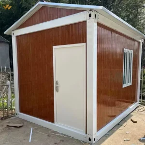 20ft Custom Flat Pack Detachable Modern Gable Roof Prefab Home Outdoor Office Storage Shed Shop Warehouse Container House