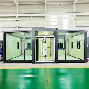 20ft Customized Luxury Living Steel Container Home Expandable 2 Bedroom Prefab House for Office Building