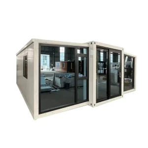 20ft Customized Luxury Living Steel Container Home Expandable 2 Bedroom Prefab House for Office Building
