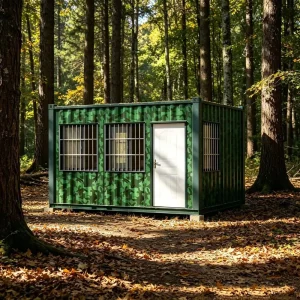 20ft Detachable Flat Pack Container House 3m*6m Modular Building for Indonesia Infrastructure Project Site Office