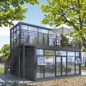 20ft Detachable Modular Prefab Foldable Steel Structure Shipping Container House for Hotels & Apartments