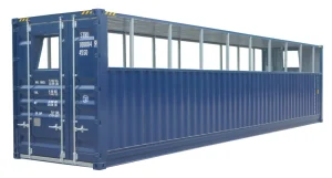 20ft Dry Cargo Shipping Container 33.2 Cu.m Capacity Spa-h Material Corten Steel Flooring