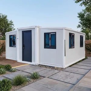 20ft Expandable Container Home Modular Residential Office Galvanized Structure Double Wing Quick Assembly Design