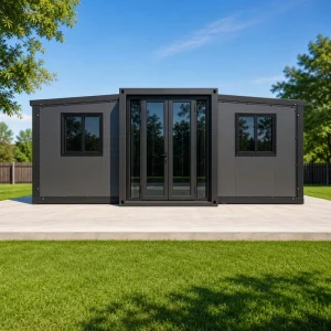 20ft Expandable Container House Dormitory Luxury Prefabricated Modular Tiny Home Portable Cabin Living Container House