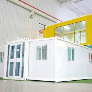 20ft Expandable Container House Modern Luxury Prefab Duplex House 2 Bedroom Prefabricated Home Bathroom