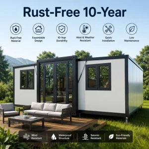 20ft Expandable Container House with Global After Sales Support DDP Delivery