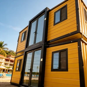 20ft Expandable Steel Luxury Container House Prefabricated Mobile Home 2 3 Bedroom Villa Apartment Living Room Office Building