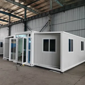 20ft Extendable Foldable Prefab Container House with Steel Sandwich Panel for Hotel Use