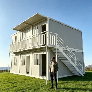 20ft Fast Assemble Flat Pack Container House Steel Sandwich Panel Eco Friendly Multi Layer Combined Prefabricated Outdoor Hotel