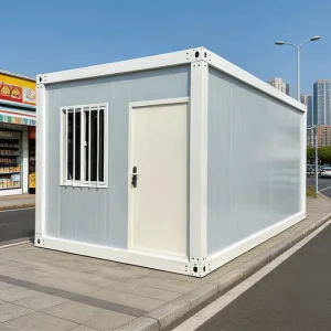 20ft Fast Install Flat Pack Container House Prefab Modular Unit for City Pop up Shop Temporary Retail Store Office