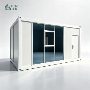 20ft Flat Pack Container House Custom Size Modular Steel 40 ft Flat Pack Shipping Container Two Bedroom Prefab Container House