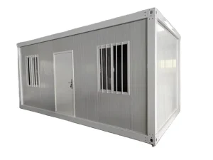 20ft Flat Pack House Casas Prefabricadas Modern Prefab Container Building For Garage And Home