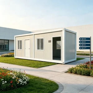 20ft Flat Pack Modular Prefab Breathable Container House Modern Design Portable Tiny Home Mobile Office Cabin Hotel Use