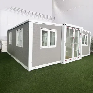 20ft Foldable Container House 4 Bedroom Prefabricated Mobile Home with Craftsman Design Wheels