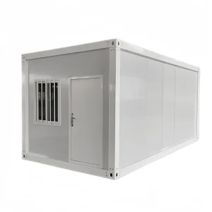 20ft Foldable Container House 5.8 Meters Steel Frame Flat pack House for Staff Dormitory