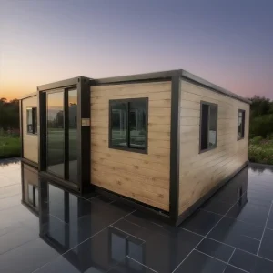 20ft Foldable Container House Maison Conteneur Store Container 4 Bedroom House Prefabricated Homes Mobile Home on Wheels