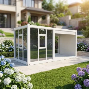 20ft Foldable Container House Steel Sandwich Panel Customized Colors Heavy-Duty Stackable Crate for Warehouse Logistics