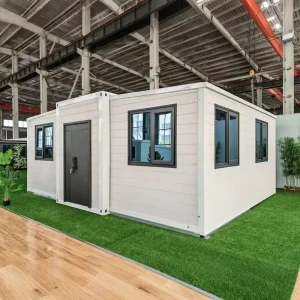 20ft Foldable Container Store Prefabricated Mobile Home on Wheels