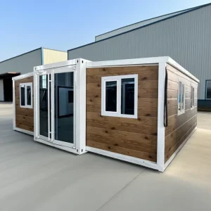 20ft Foldable Luxury Modular Container House 4 Bedroom Prefabricated Mobile Home Galvanized Steel Frame Quick Installation