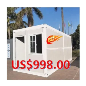 20ft Folding Cabin Tiny House Foldable Container Home Office Modular Home Prefab House