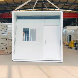 20ft Folding Container Waterproof Windproof Easy Fold Quick Assembly Portable Space Saving Anti-corrosion Container House