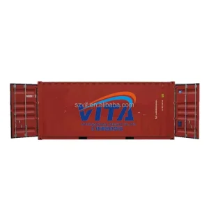 20ft HQ Dual End Opening Container High Cube Dry Van with Two End Doors