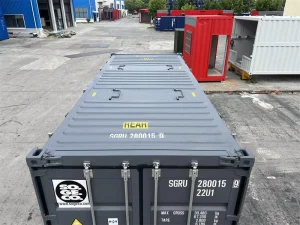 20ft Hard Open Top Shipping Container ISO CSC Certified Dry Cargo Storage Container with 28 200kg Capacity