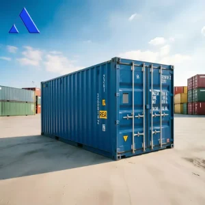 20ft High Cube Corten Steel CSC Certified Dry 20 HC Shipping Container With Double Rear End Door for Sale