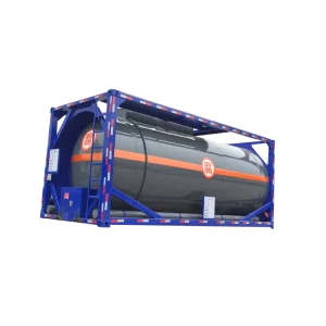 20ft ISO Chemical Tank Container 17500L BV T14 Standard Steel Material for Edible Oil/Chemicals/Diesel/Gasoline