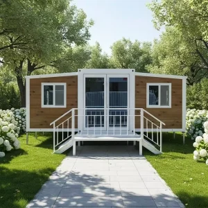 20ft Luxury Expandable Container House Prefabricated Modular Villa Folding Portable Mobile Tiny Home for Residential Living