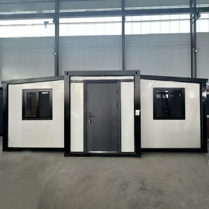 20ft Modern Expandable Container Steel Sandwich Fireproof Prefab Home Backyard Garden Studio Glamping Factory