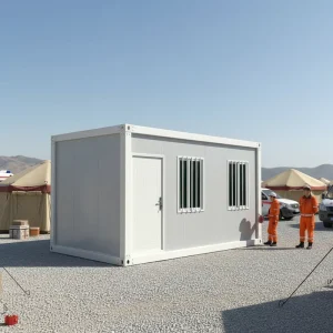 20ft Modular Detachable Tiny Home Prefab Container House Emergency Mobile Living House for Rescue Camp