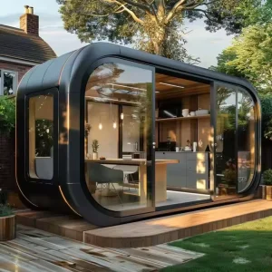 20ft Modular Mini Tiny Container Cabin Steel Frame Structure for Gym Bathroom or Supermarket