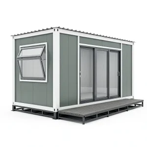 20ft Modular Prefab Container House Steel Frame EPS Sandwich Panel Portable Office Worker Camp Cabin