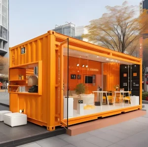 20ft Portable Container for Office Home Stores Pop up Office Cafe Shop Bedroom Ex House