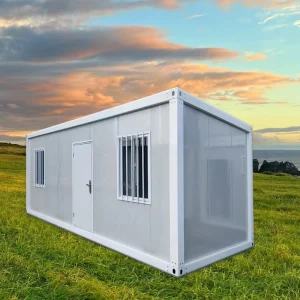 20ft Portable Detachable Container House Mobile Wooden Shipping Container Toilet Shower for Office Use Manufactured by Supplier