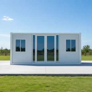 20ft Portable Foldable Container House with Modern Design Custom Color & Configuration for Villa Hotel Apartment Use