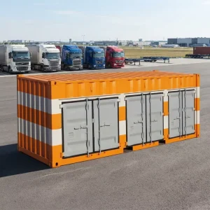 20ft Portable Open Side Self Storage Container 40ft High Cube Dry Container with Shutter Doors